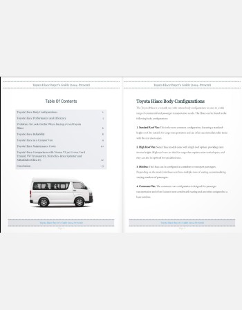 toyota hiace buyers guide (2004-present)